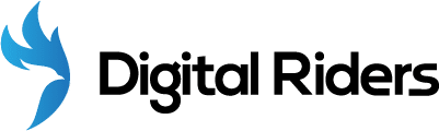 Logo Digital Riders - Negro Horizontal